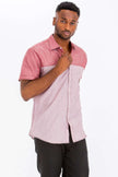 2 Tone Short Sleeve Shirt - Pikemla