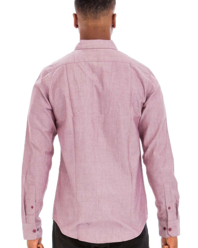 Men's Casual Long Sleeve Shirt - Pikemla