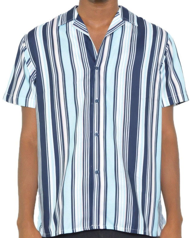 Short Sleeve Button Down Shirt - Pikemla