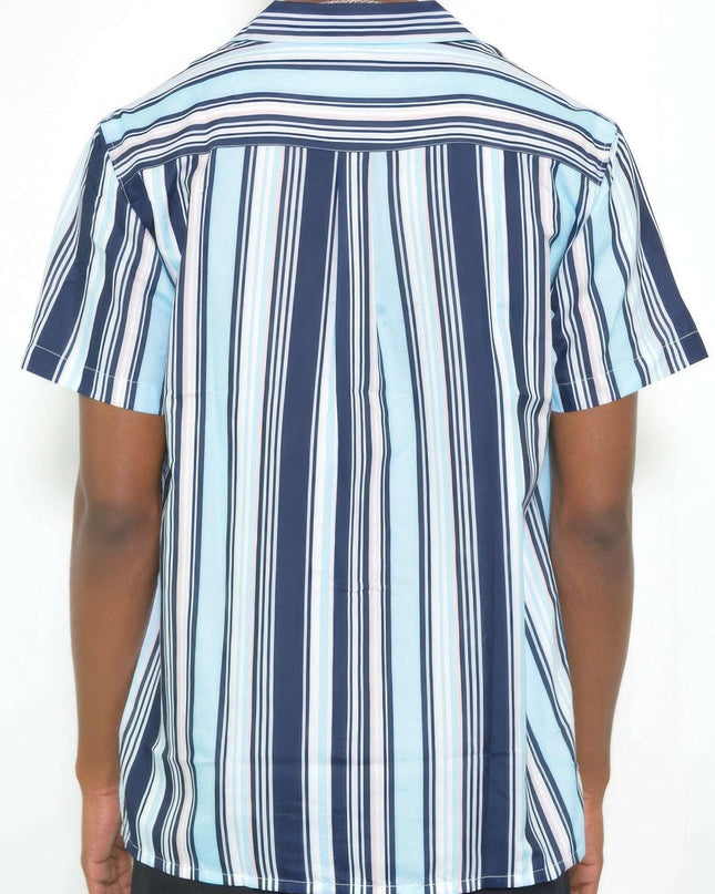 Short Sleeve Button Down Shirt - Pikemla