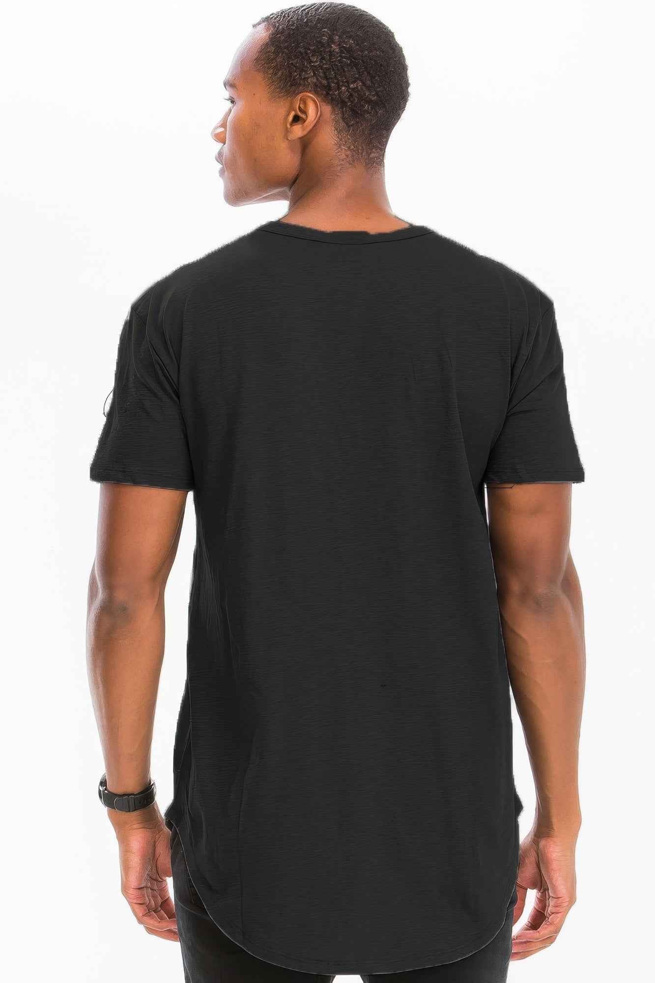 Short Sleeve 4 Button Henley Shirt