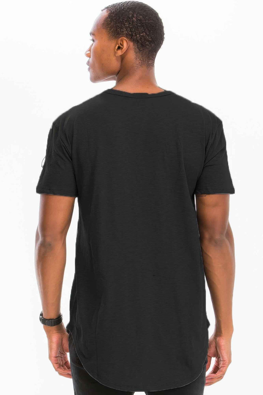 Short Sleeve 4 Button Henley Shirt