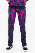 Mens Camo Ombre Print Track Pants