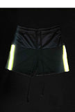 Reflective Half Mesh With Lining Shorts
