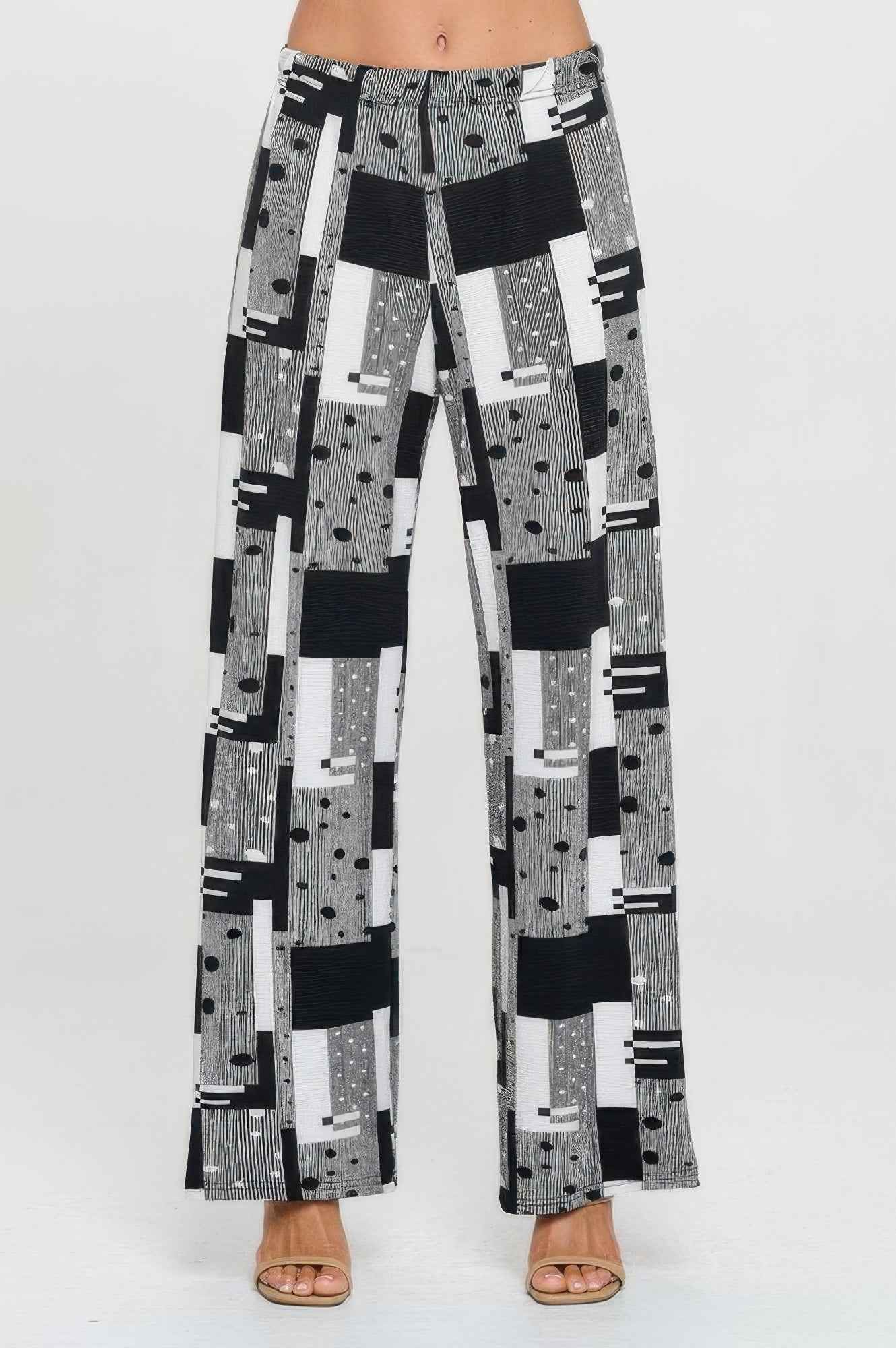 Venechia Pleated Wide Leg Pants