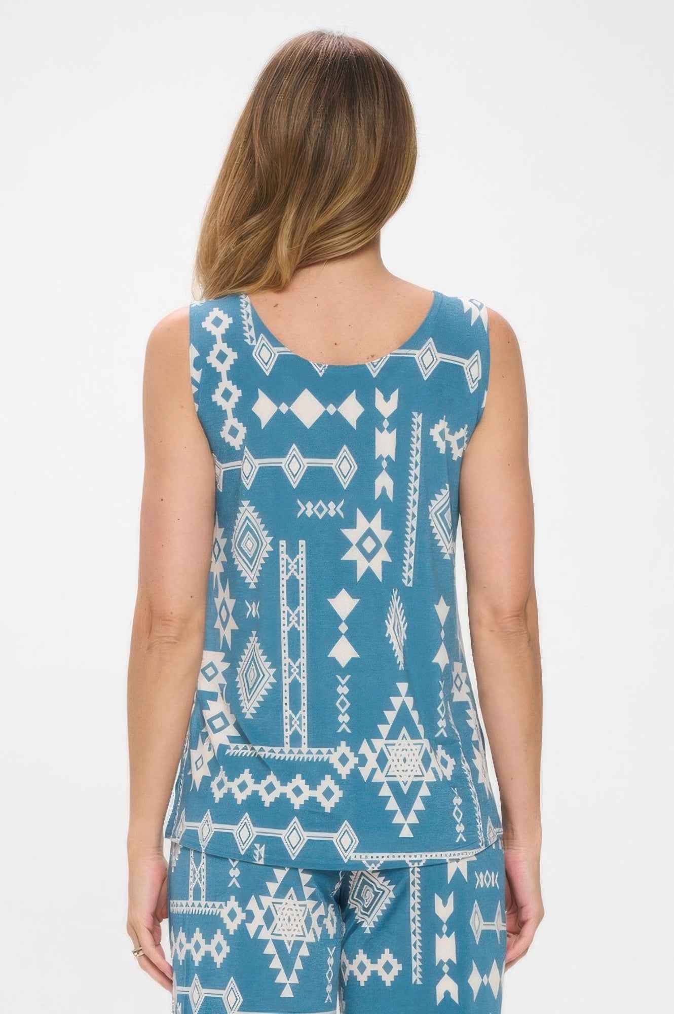 Bg Print Sleeveless Tank Top