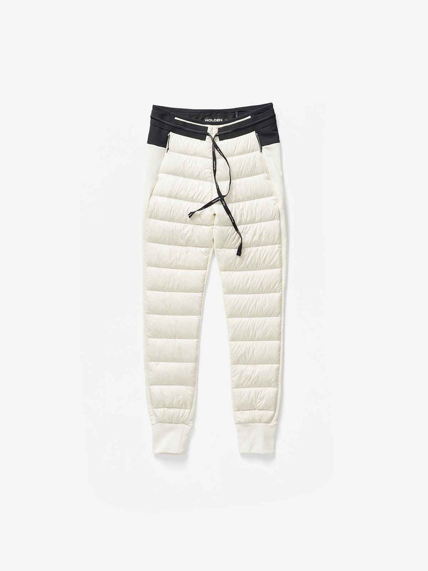Hybrid Down Jogger - Pearl