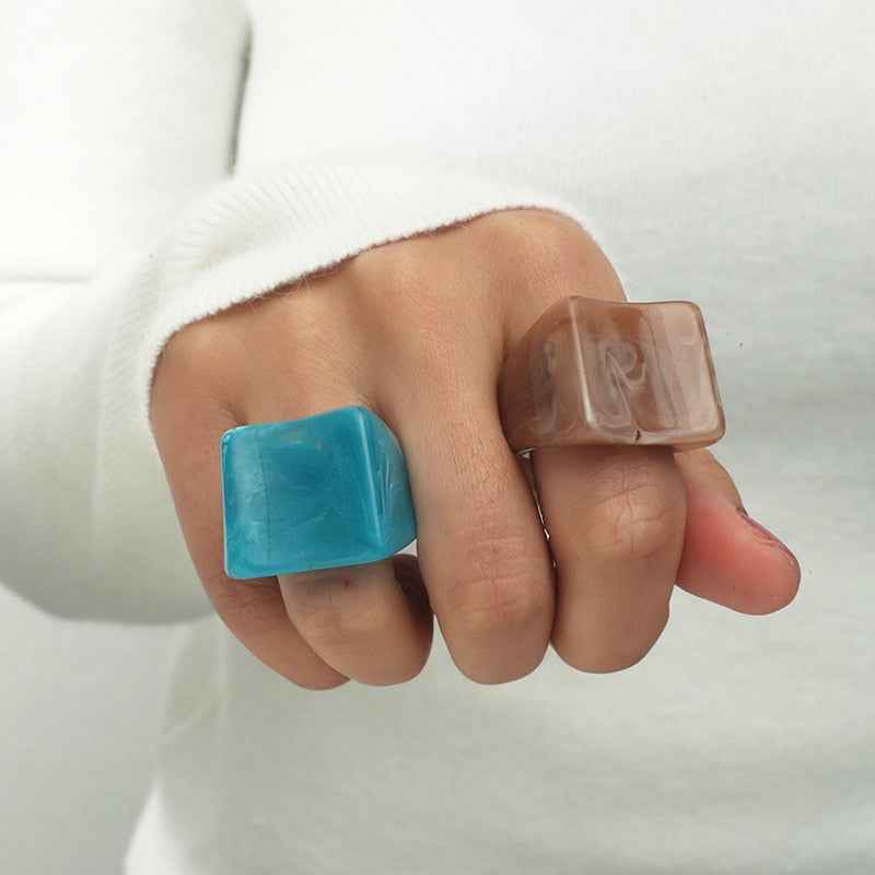 WOMEN'S RING • new collection CHELSEA Resin BYMANYC ® New York