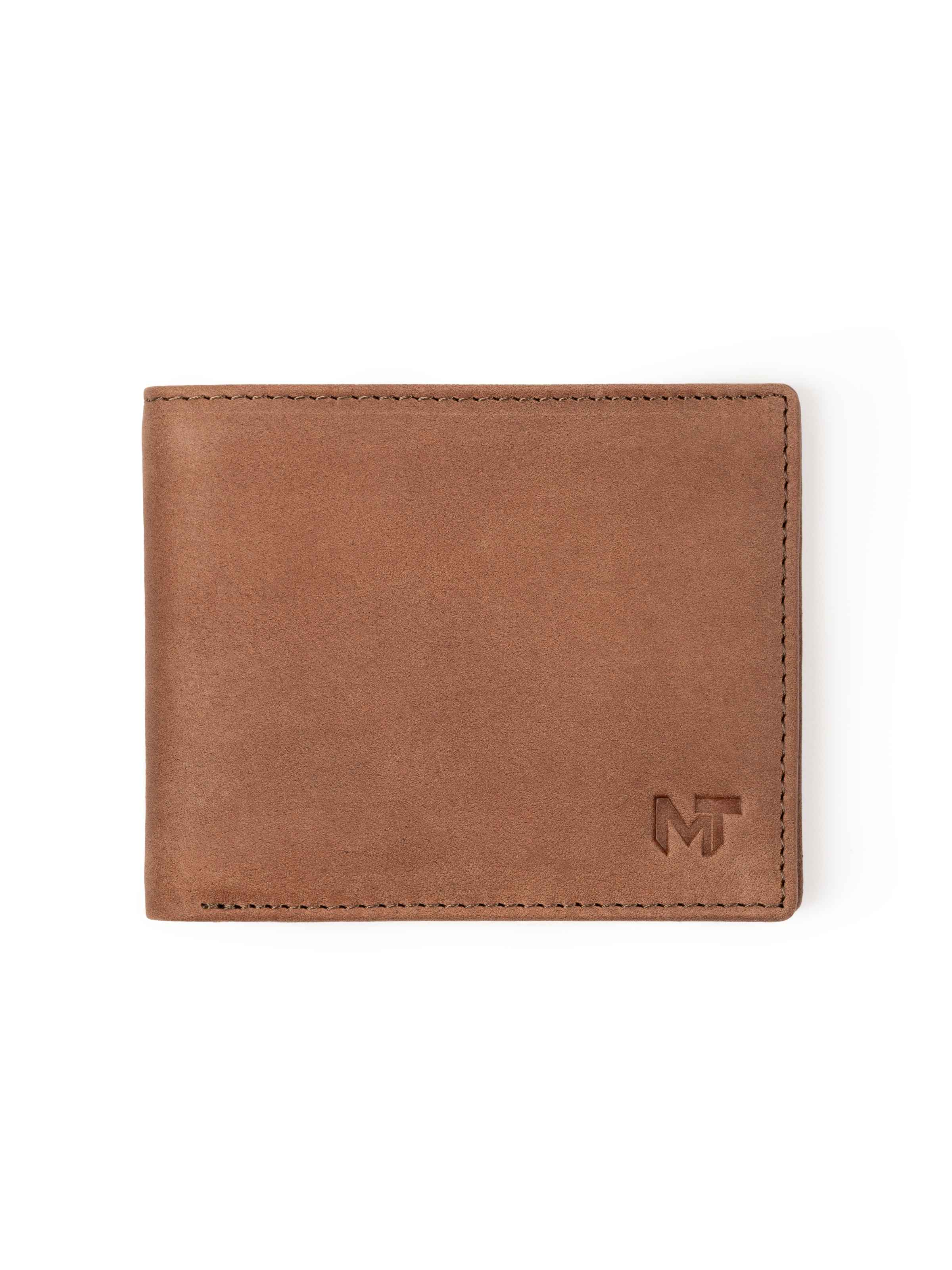 Tan Brown Slate Wallet - Mat finish