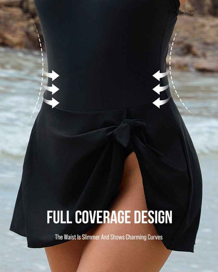 Women's Tummy Control Slim Fit Plus Size One Piece Swimsuit