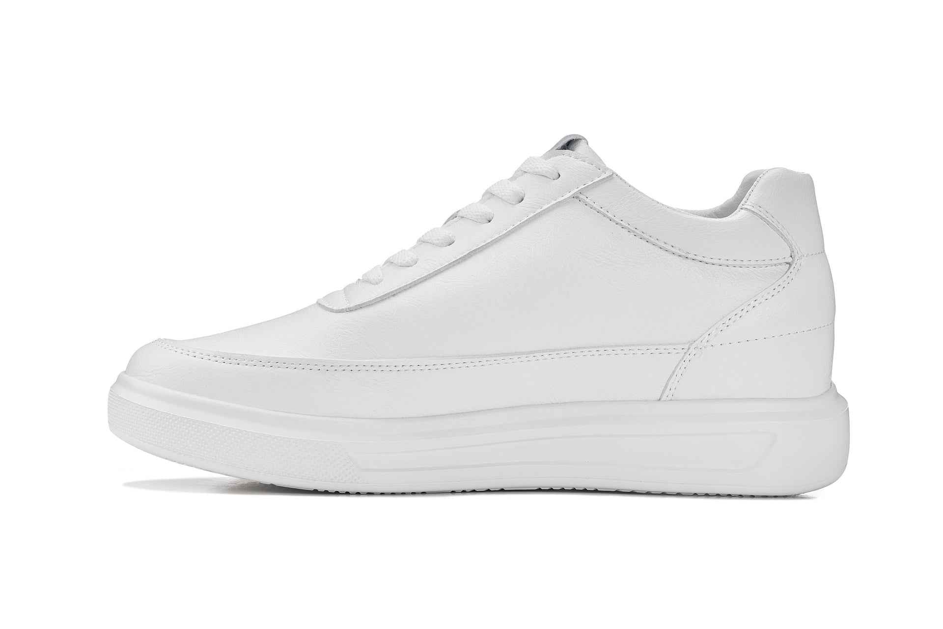 CALTO - X1647 - 2.8 Inches Taller (White) - Lightweight Sneakers