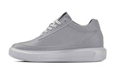 CALTO - X1648 - 2.8 Inches Taller (Pewter Grey) - Lightweight Sneakers