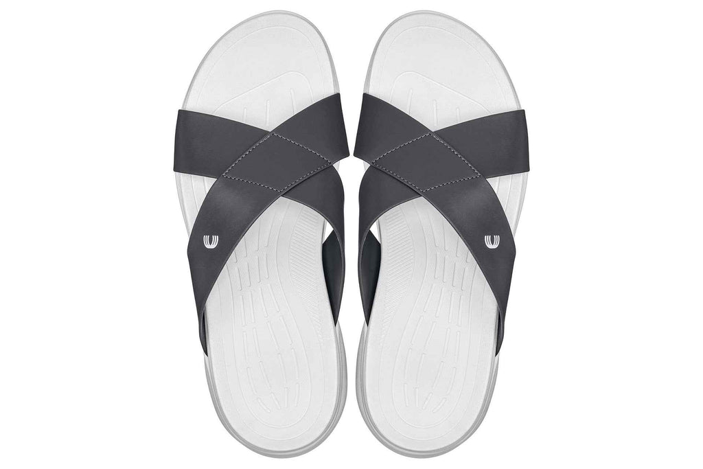 CALTO - X1654 - 2 Inches Taller (White/Matte Steel Grey)