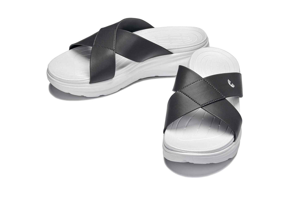 CALTO - X1654 - 2 Inches Taller (White/Matte Steel Grey)