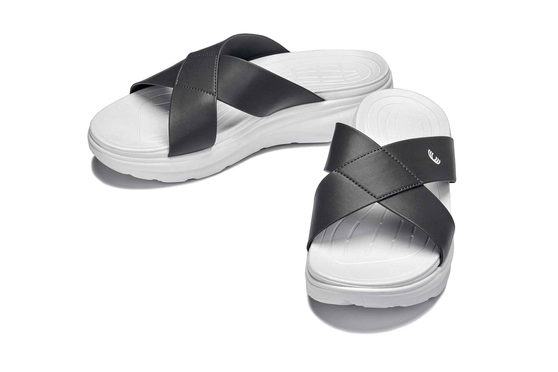 CALTO - X1654 - 2 Inches Taller (White/Matte Steel Grey)
