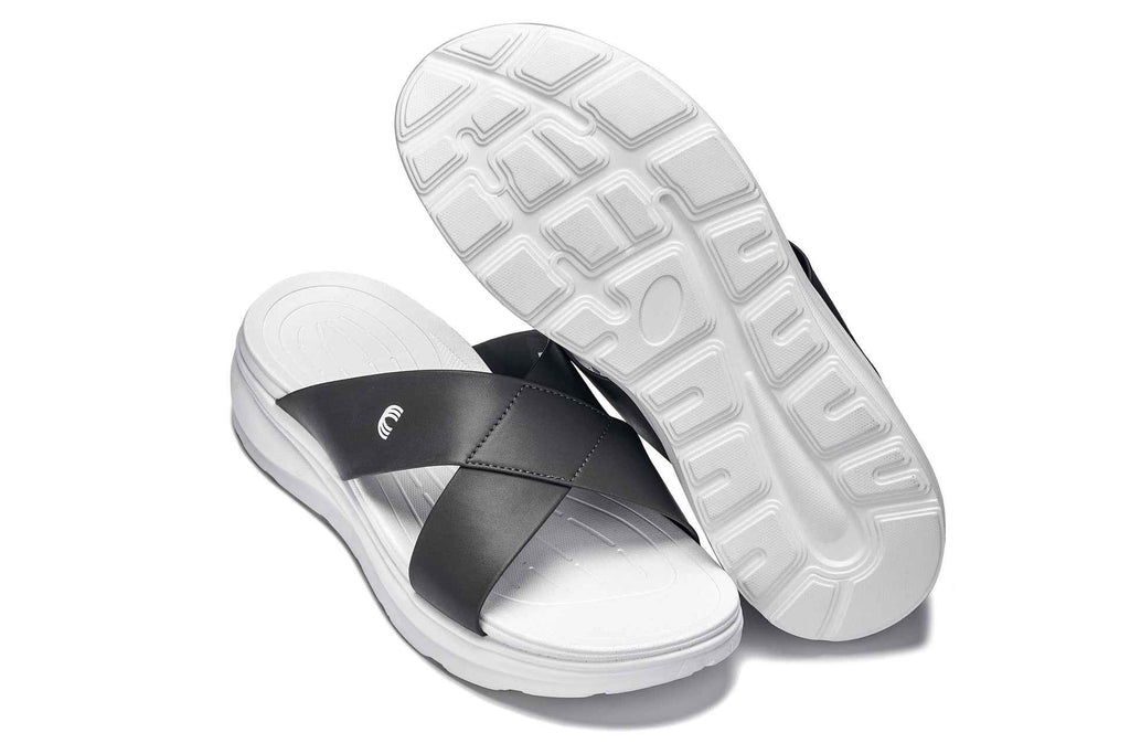 CALTO - X1654 - 2 Inches Taller (White/Matte Steel Grey)