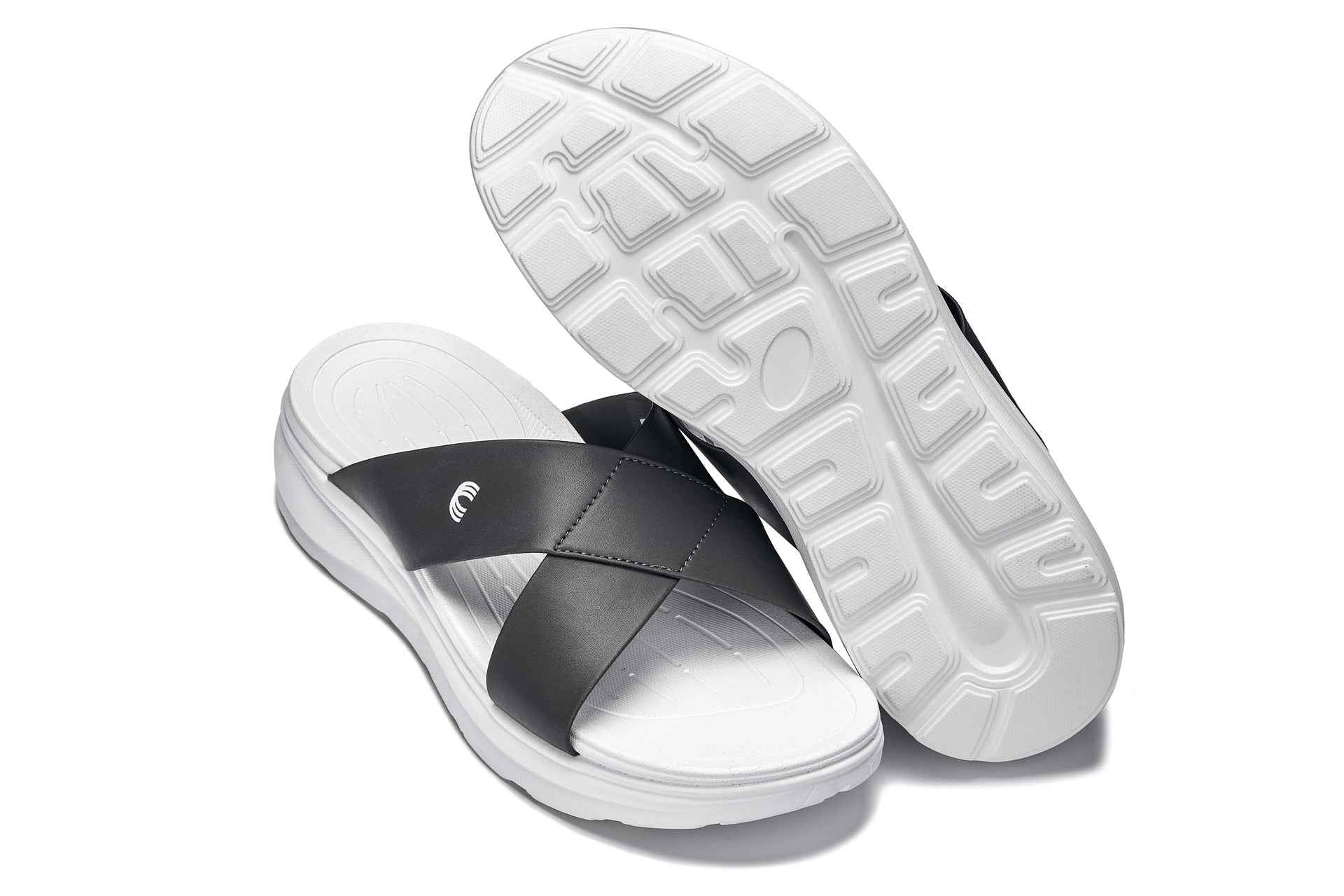 CALTO - X1654 - 2 Inches Taller (White/Matte Steel Grey)