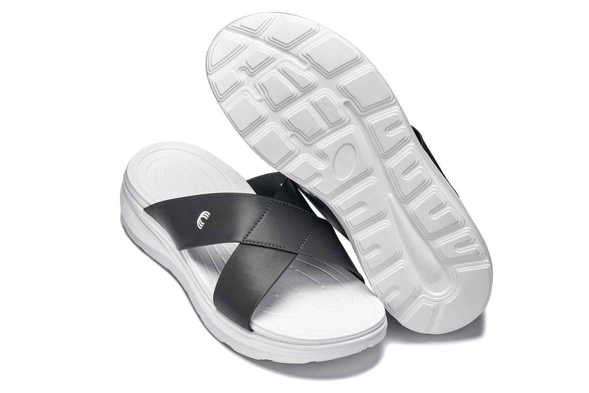 CALTO - X1654 - 2 Inches Taller (White/Matte Steel Grey)
