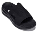 CALTO - X1657 - 2 Inches Taller (Black/Knitted Black)