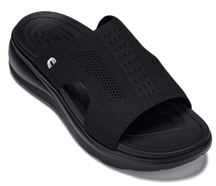 CALTO - X1657 - 2 Inches Taller (Black/Knitted Black)