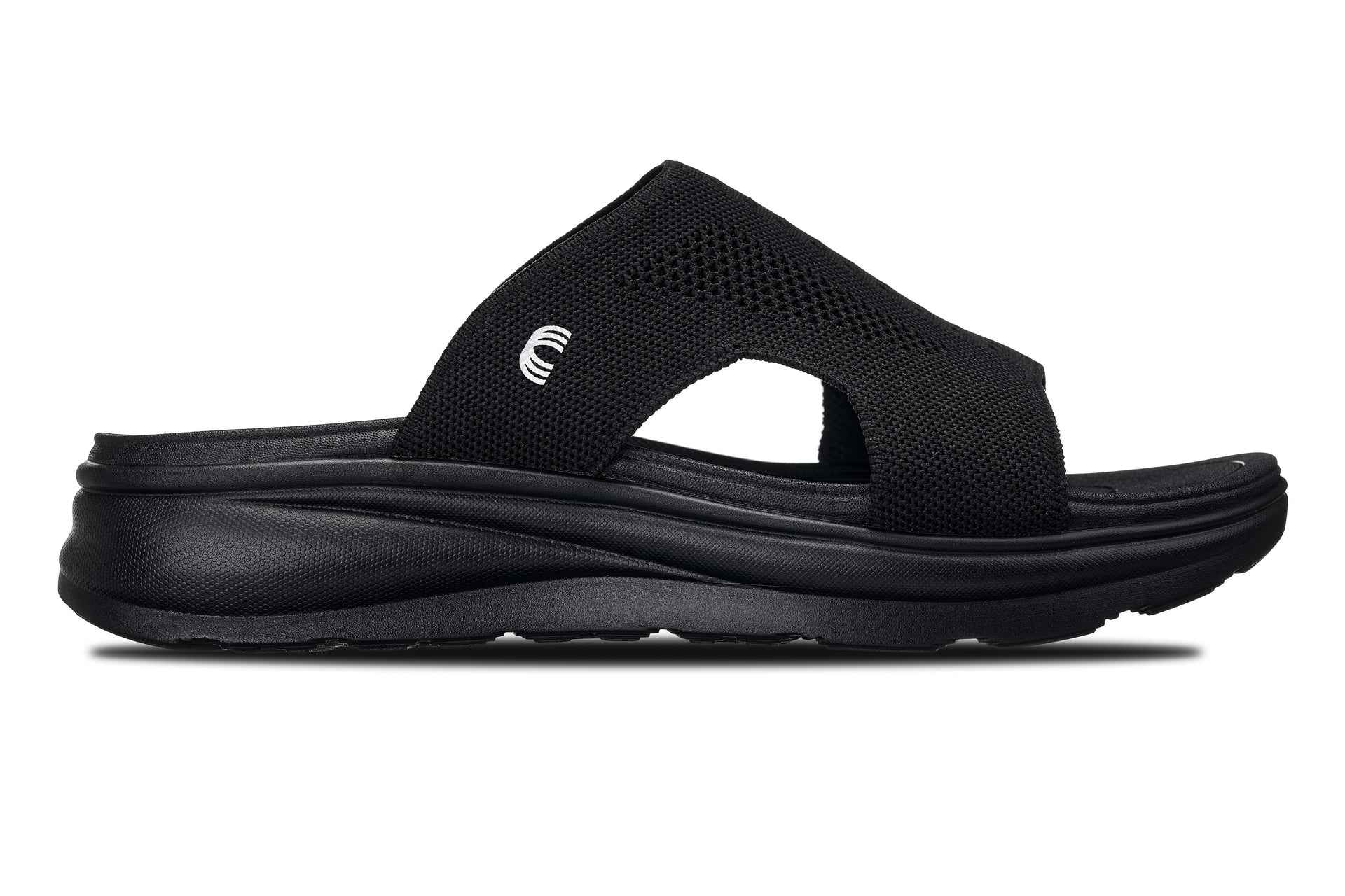 CALTO - X1657 - 2 Inches Taller (Black/Knitted Black)