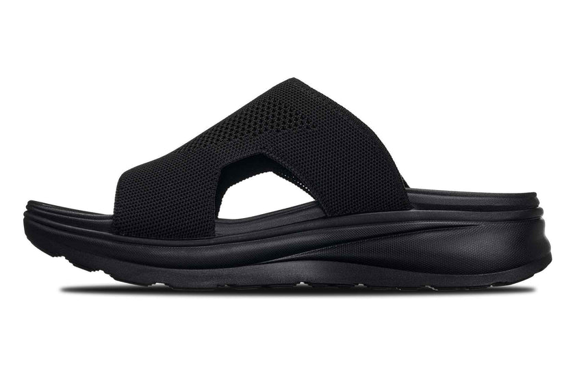CALTO - X1657 - 2 Inches Taller (Black/Knitted Black)