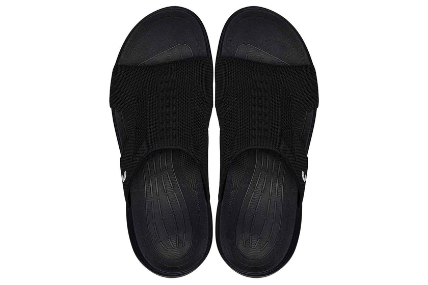 CALTO - X1657 - 2 Inches Taller (Black/Knitted Black)