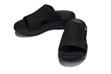 CALTO - X1657 - 2 Inches Taller (Black/Knitted Black)