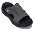 CALTO - X1658 - 2 Inches Taller (Black/Knitted Dark Gray)