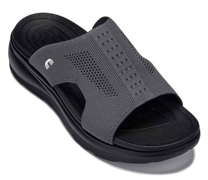 CALTO - X1658 - 2 Inches Taller (Black/Knitted Dark Gray)