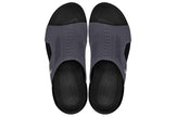 CALTO - X1658 - 2 Inches Taller (Black/Knitted Dark Gray)