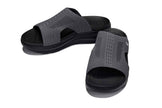 CALTO - X1658 - 2 Inches Taller (Black/Knitted Dark Gray)