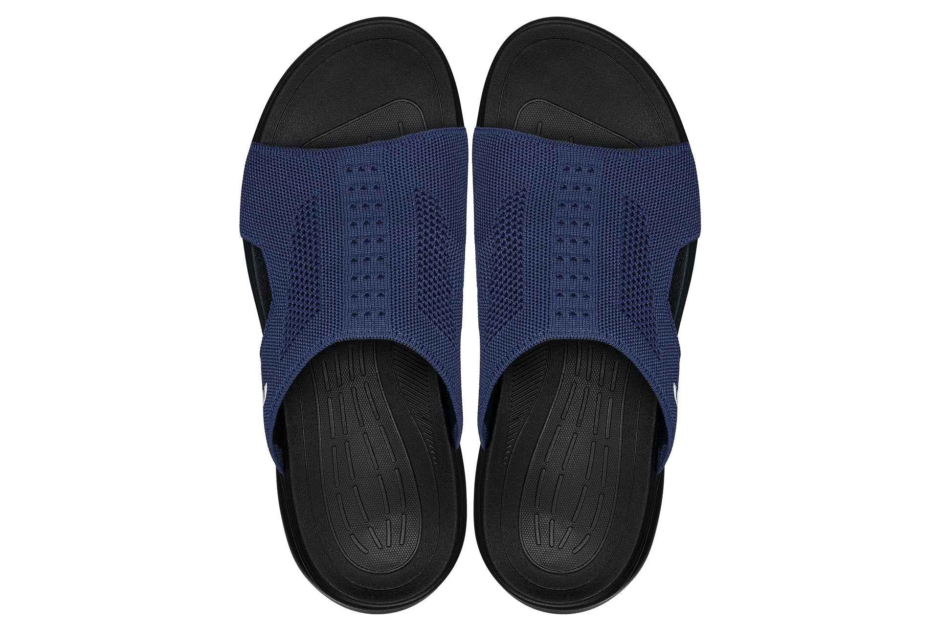 CALTO - X1659 - 2 Inches Taller (Black/Knitted Navy)