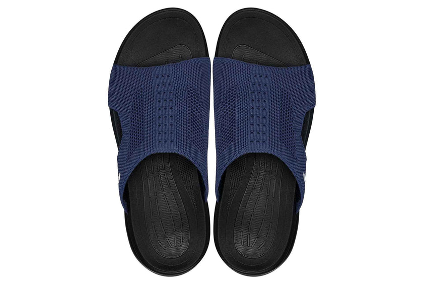 CALTO - X1659 - 2 Inches Taller (Black/Knitted Navy)