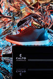 CALTO - X2213 - 2.4 Inches Taller (Moon Gray/Black) - Lace Up Casual Walker - Lightweight