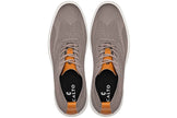 CALTO - X2638 - 2.8 Inches Taller (Khaki/Brown) - Lace Up Casual Walker - Lightweight