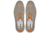 CALTO - X2639 - 2.8 Inches Taller (Khaki Green/Brown) - Lace Up Casual Walker - Lightweight