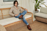 CALTO - Y42072 - 2.8 Inches Taller (Brown) - Dressy Casual Boots