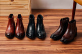 CALTO - Y70622 - 2.8 Inches Taller (Coffee Brown) - Lightweight Zipper Boots