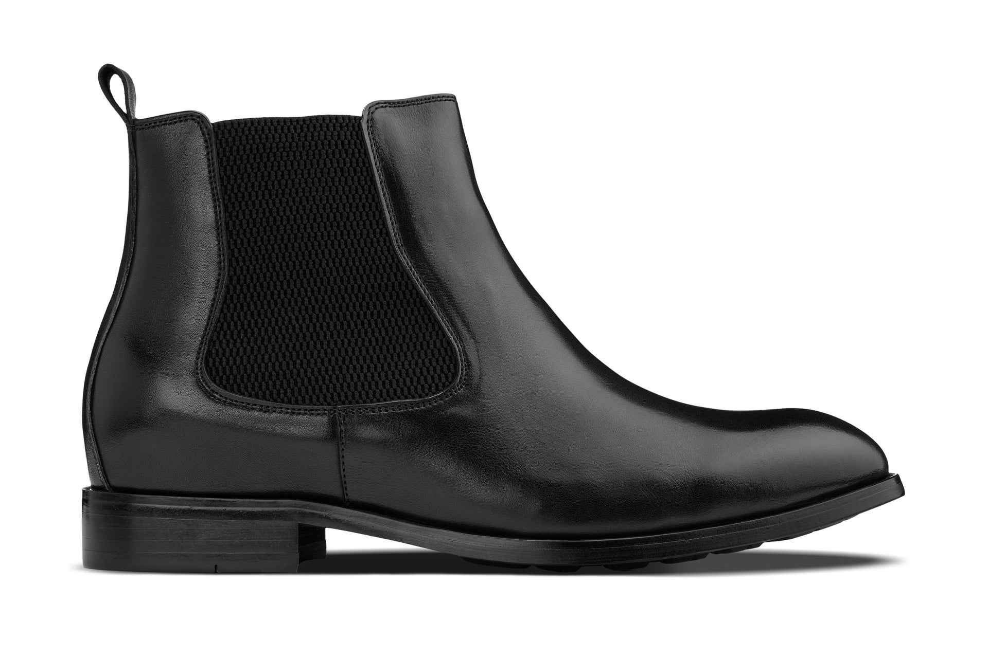 CALTO - Y72230 - 2.8 Inches Taller (Black) - Chelsea Boots