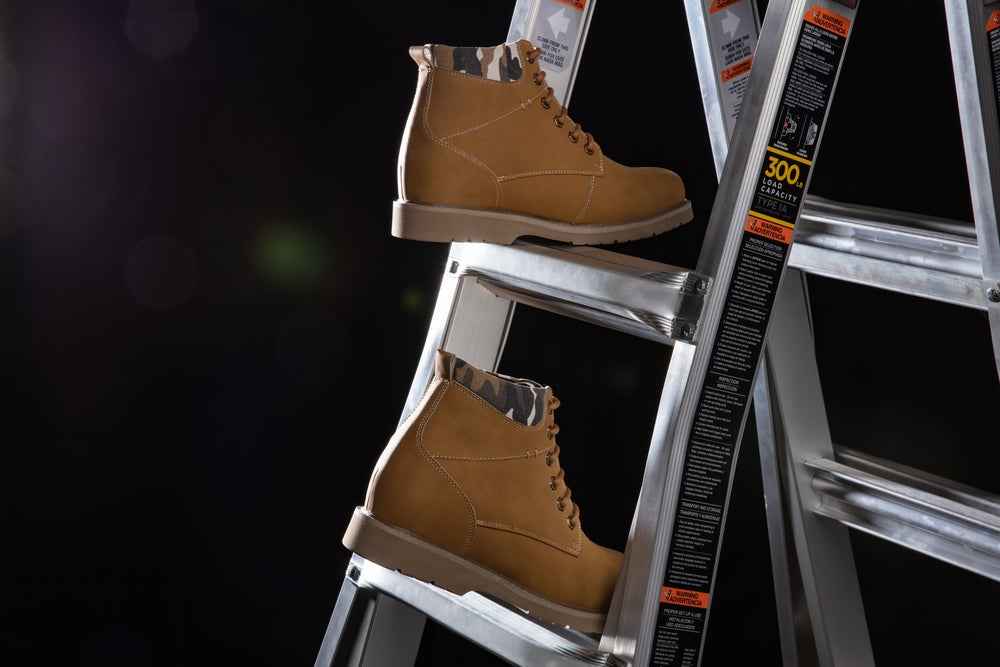 CALTO - YH7830 - 3.2 Inches (Khaki) - Nubuck Boots