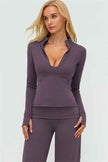 The Twirl Zip Jacket Straight Leg Pants 2-Piece Set