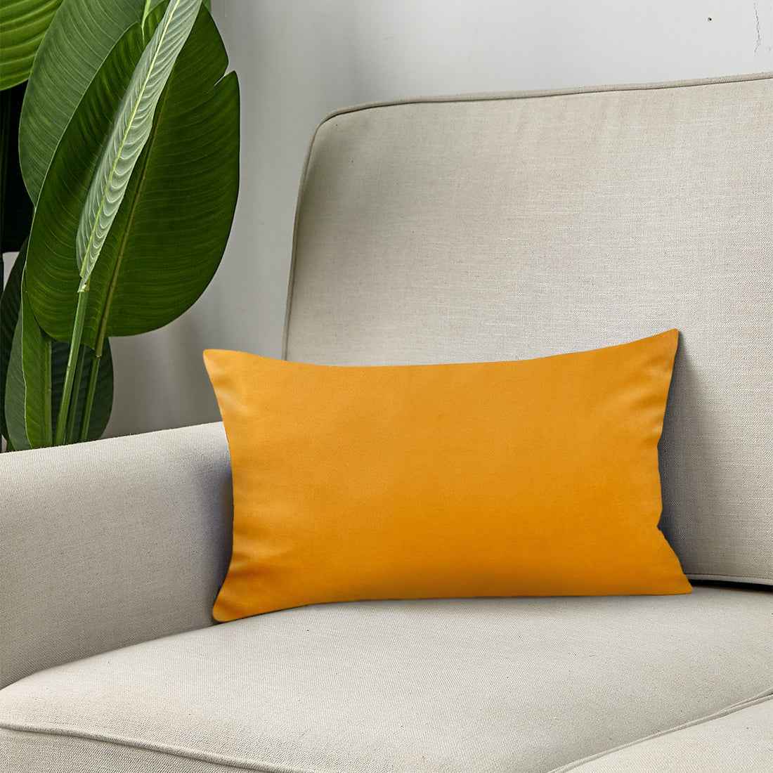 12''x20'' luxe velvet lumbar pillow | 9 colors soft & elegant solid design | modern couch, bed & chair accent | insert included