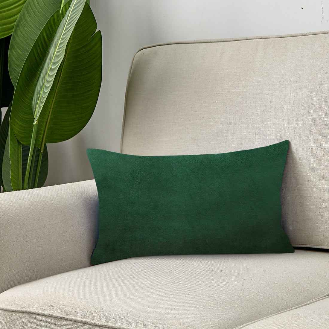 12''x20'' luxe velvet lumbar pillow | 9 colors soft & elegant solid design | modern couch, bed & chair accent | insert included