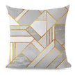 18''x18'' metallic accent geometric throw pillow | 16 designs modern & glam patterns | chic square accent | insert included