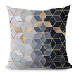 18''x18'' metallic accent geometric throw pillow | 16 designs modern & glam patterns | chic square accent | insert included