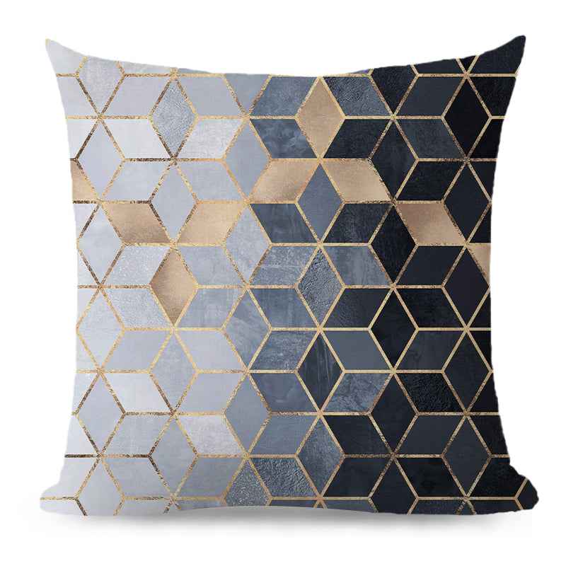 20''x20'' metallic accent geometric throw pillow | 16 designs modern & glam patterns | chic square accent | insert included