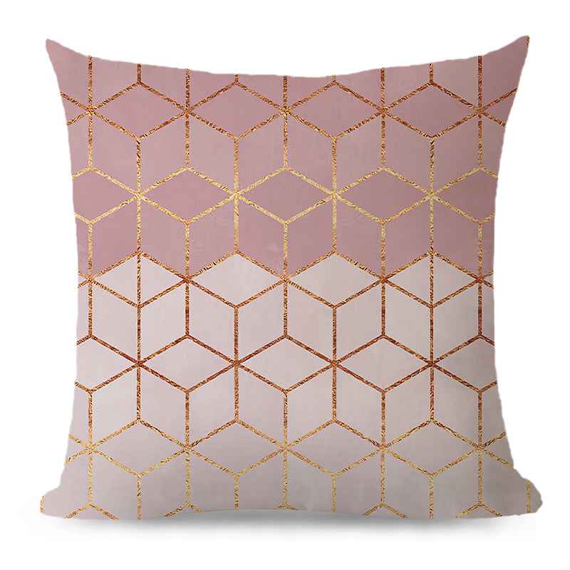 20''x20'' metallic accent geometric throw pillow | 16 designs modern & glam patterns | chic square accent | insert included