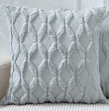 Diamond shaped Plush Throw Pillow (With Insert) size 18