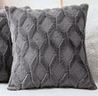 Diamond shaped Plush Throw Pillow (With Insert) size 18